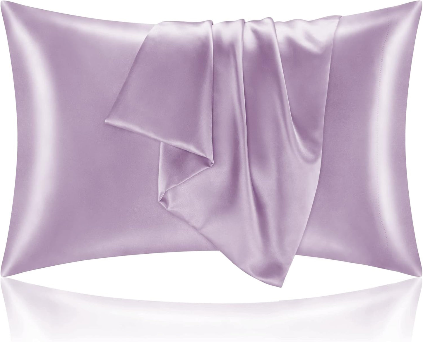 Lavender Violet Silk Pillowcase