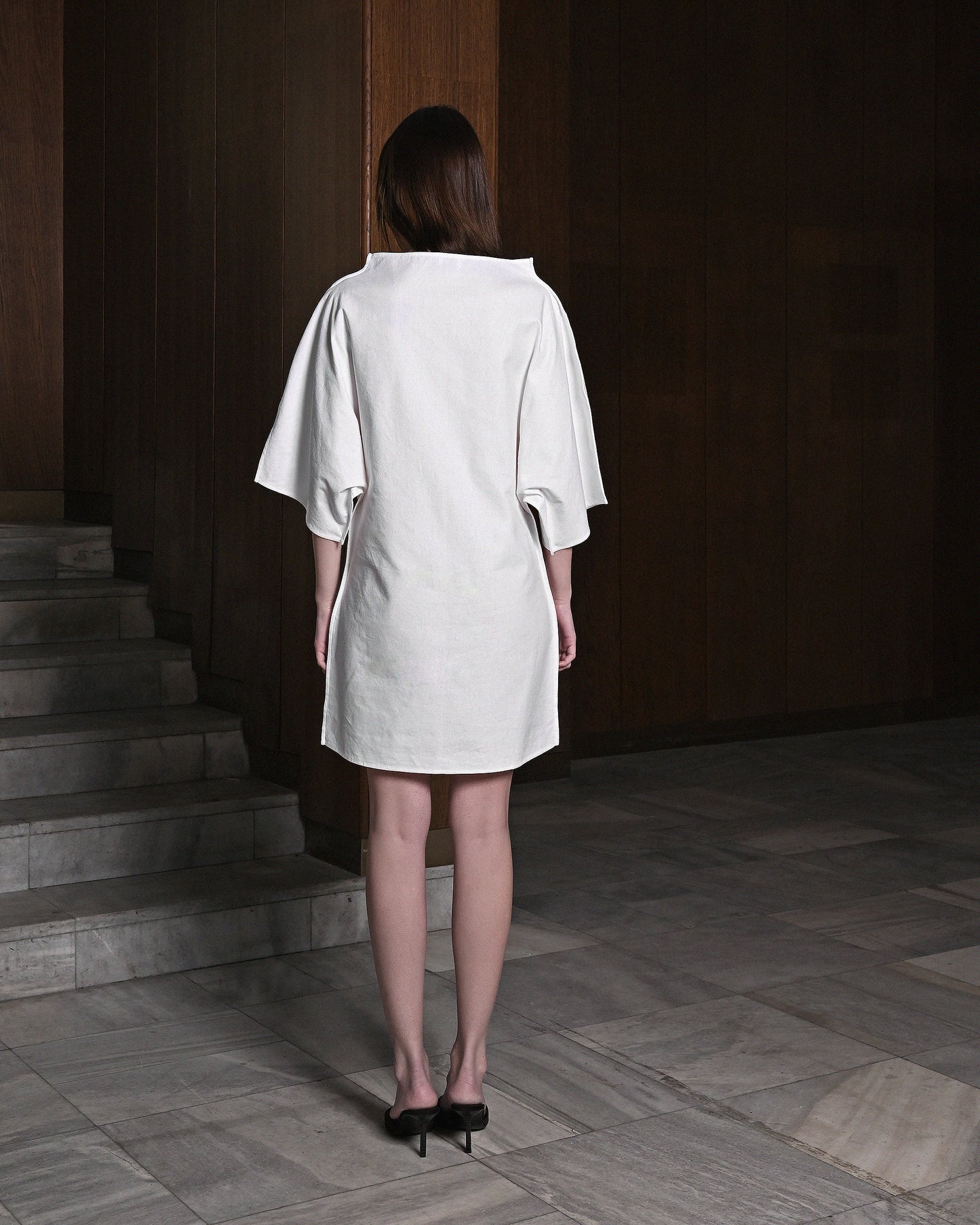 White Cotton Dress
