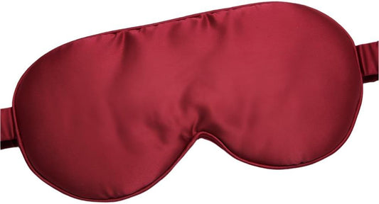 Burgundy Silk Eye Mask