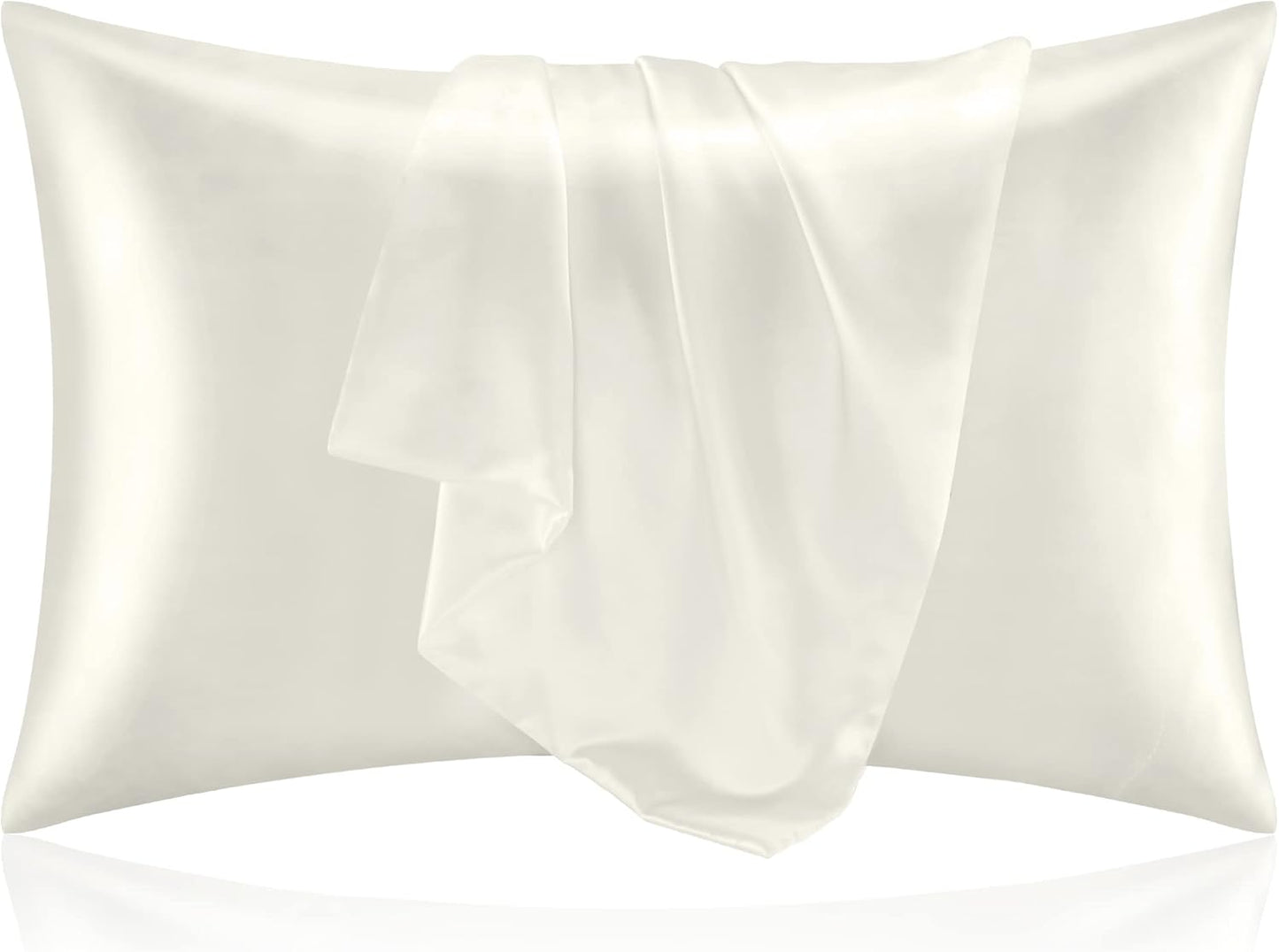 Pearl White Silk Pillowcase