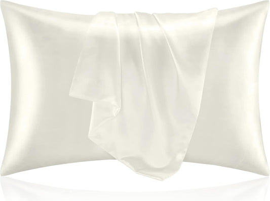 Pearl White Silk Pillowcase