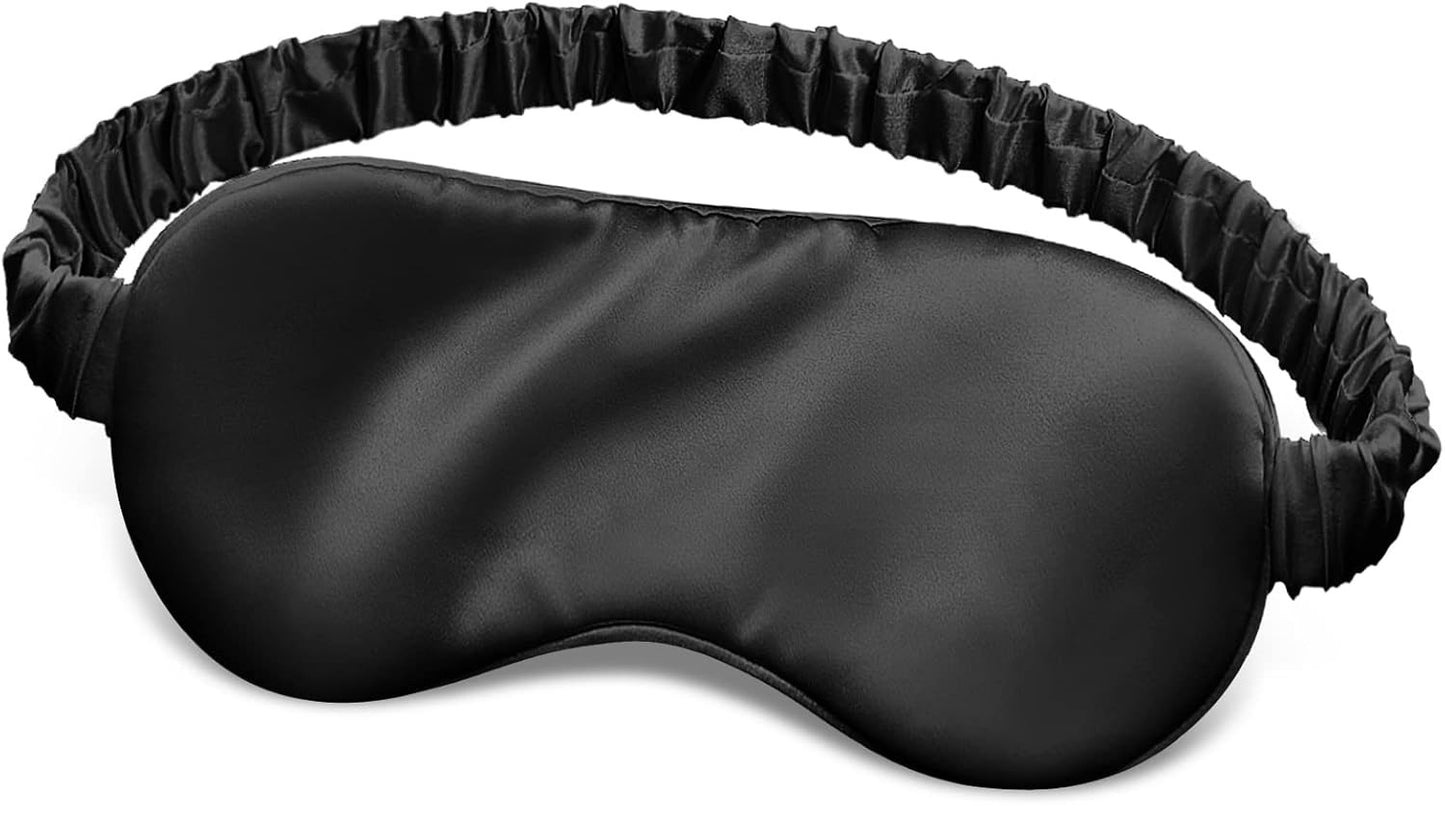 Midnight Noir Silk Eye Mask
