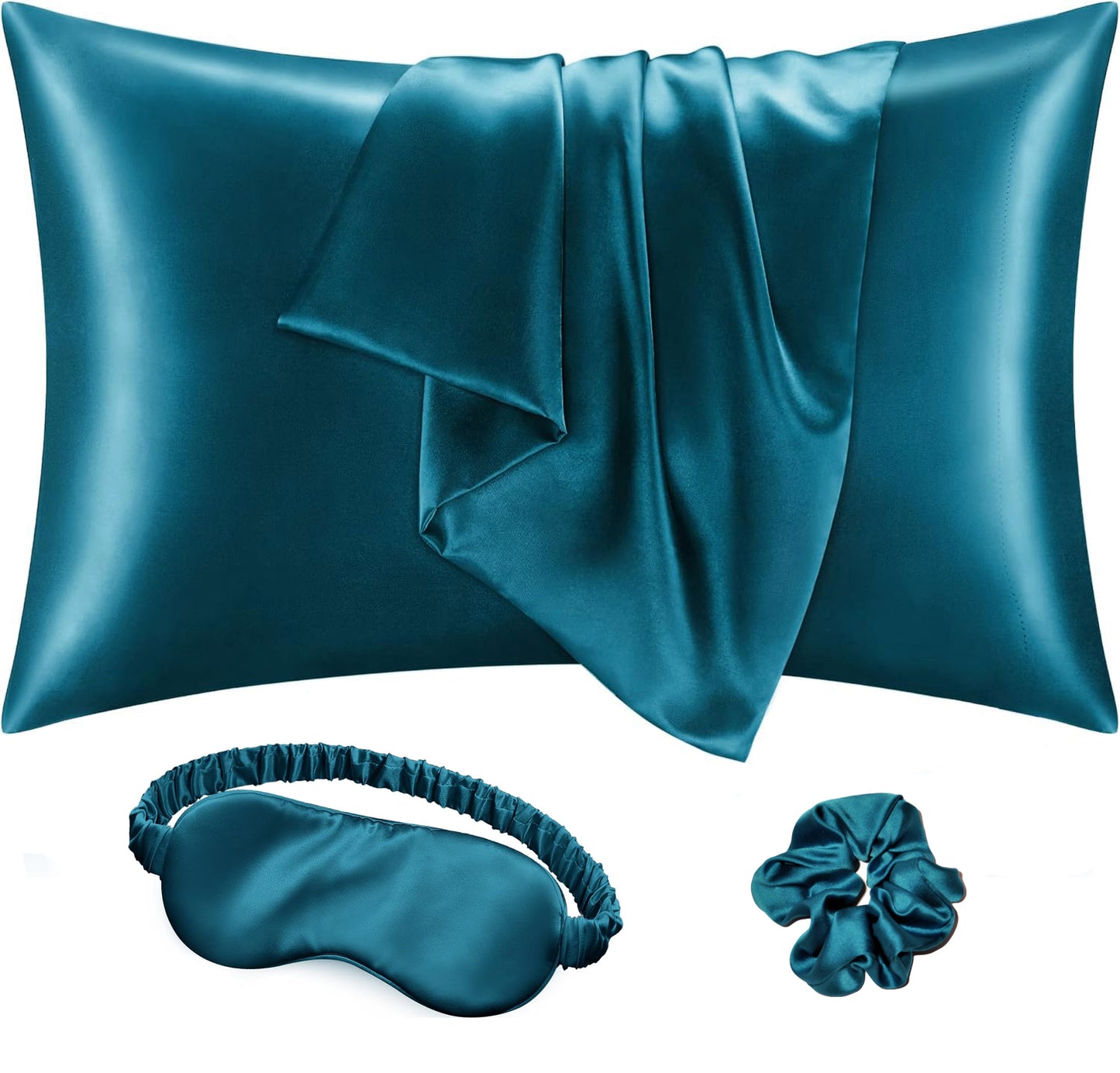 Electric Blue Silk Slumber Bundle