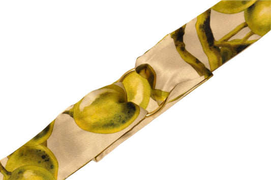 Grape Print Silk Bracelet