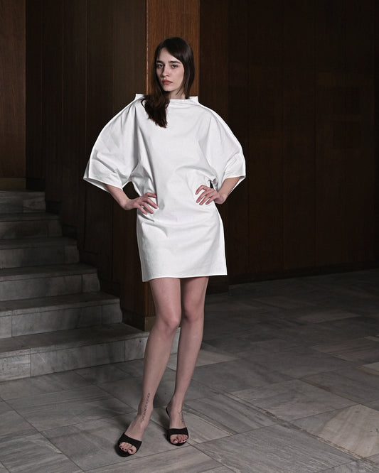 White Cotton Dress
