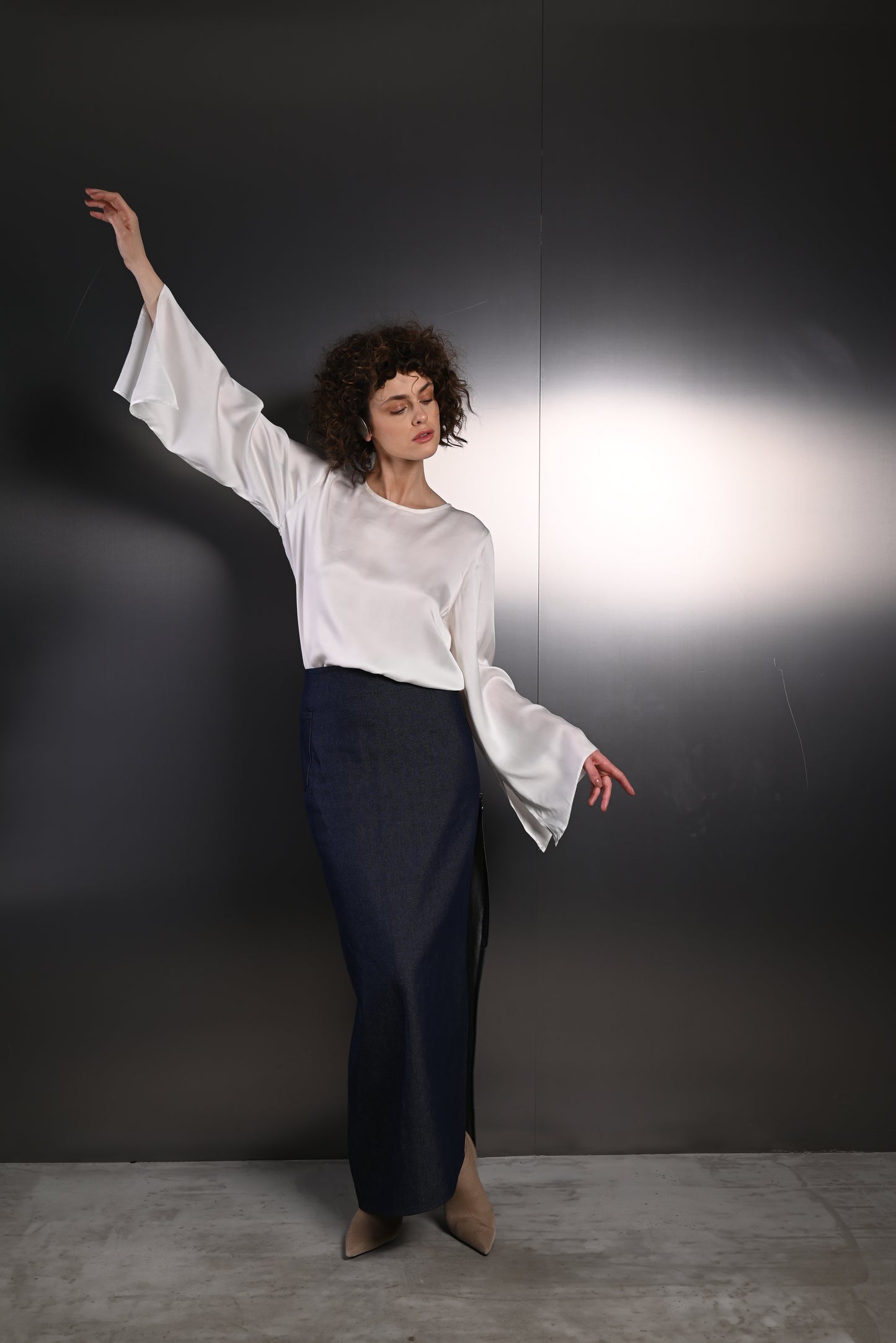 The Pearl Silk Blouse