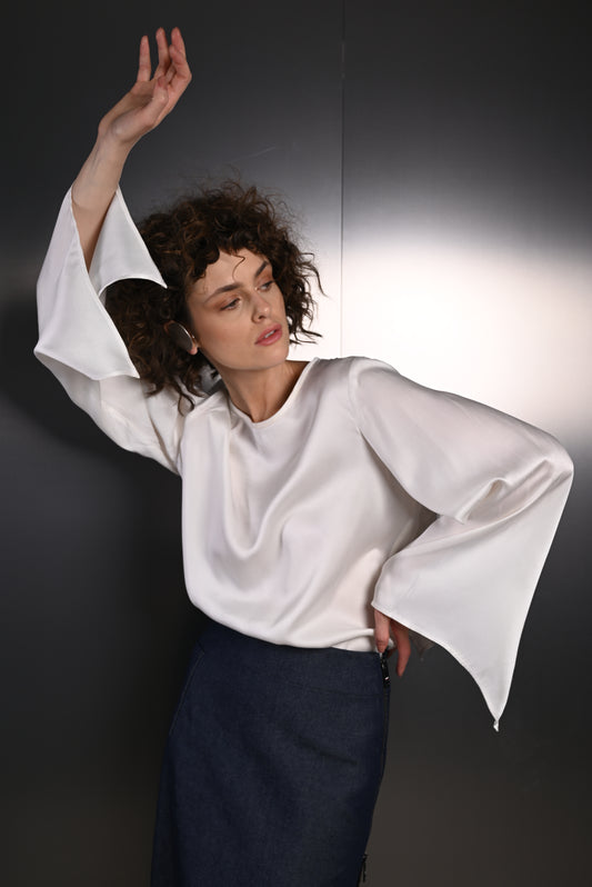 The Pearl Silk Blouse