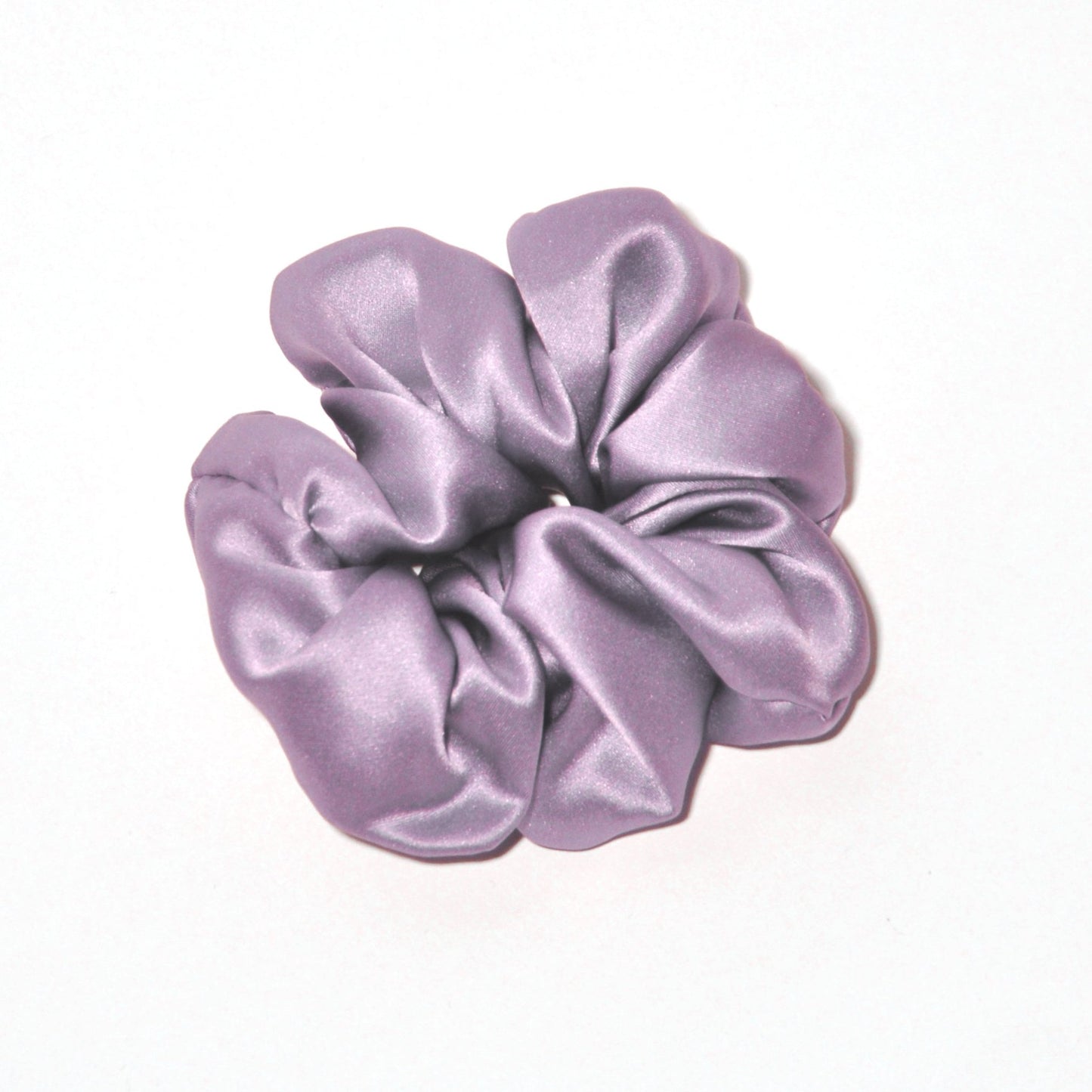 Lavender Violet Silk Scrunchie