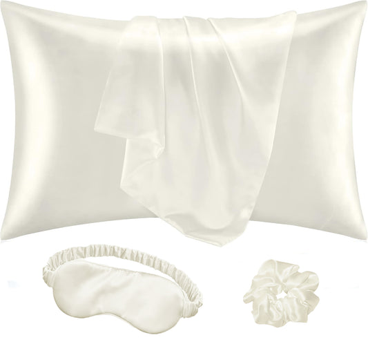 Pearl White Silk Slumber Bundle